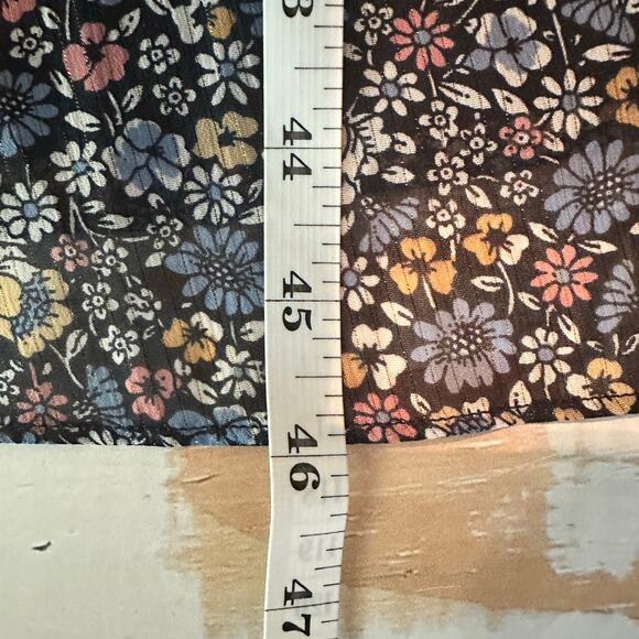 MICHAEL Michael Kors Ditsy Floral-Print One-Shoulder Dress Size Medium - Picture 10 of 12